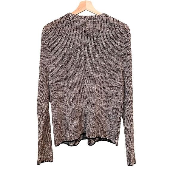 Eileen Fisher Organic Melange Linen Grain Jacket in Size Medium - Picture 3 of 11